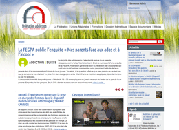 Fédération Addiction, Site Institutionnel